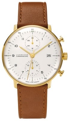 Junghans 027/7800.00 Max Bill Chronoscope Herrenuhr