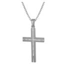 trendor 63836 Herren-Halskette mit Kreuz-Anhänger