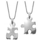 trendor 63775 Puzzle Partner-Anhänger mit 2 Halsketten