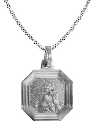 trendor 87547 Silberkette mit Amor