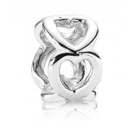 Pandora 790454 Zwischenelement Silber Offene Herzen