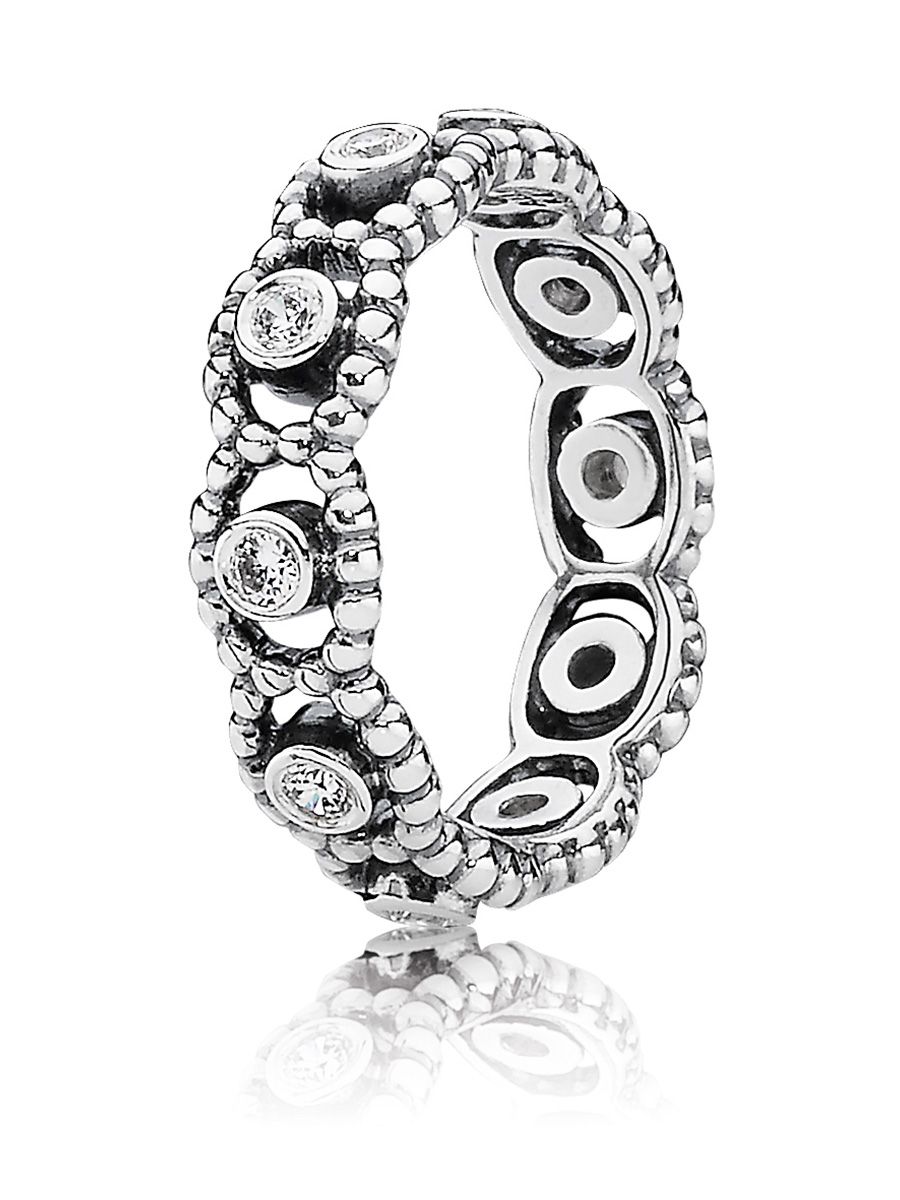 Back Home Jewellery Pandora Rings 190881CZ Ladies Ring