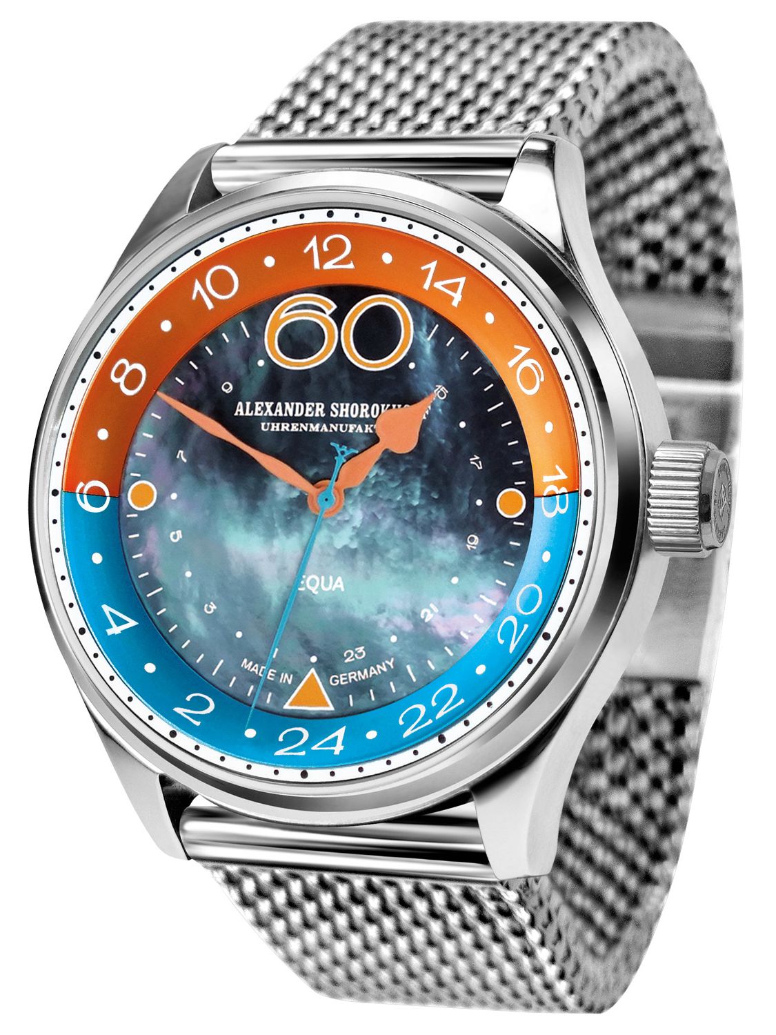 Alexander Shorokhoff AS.EQ01-4M Herrenuhr mit Mechanischem Uhrwerk Equa Alexander Shorokhoff AS.EQ01-4M Herrenuhr mit Mechanischem Uhrwerk Equa