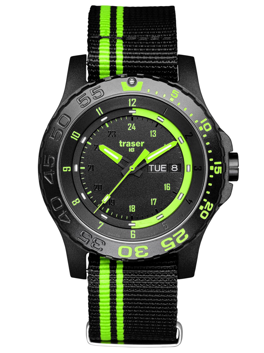 Back Home traser H3 Wristwatches 105542 Green Spirit Wrist Watch